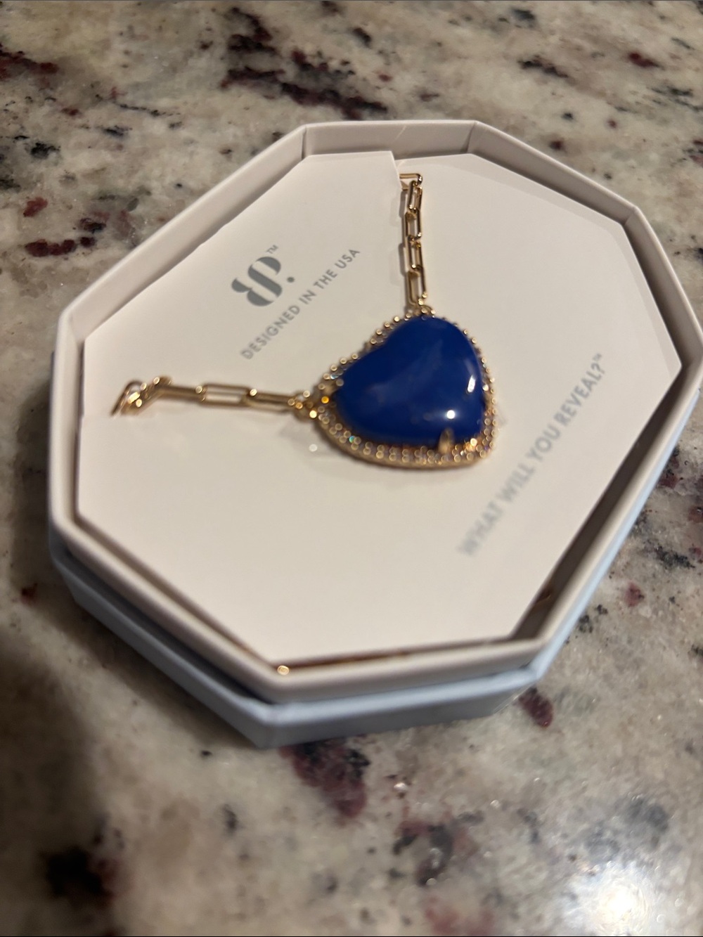 Bomb Party Exclusive Bringback Blue Heart with Gold Plating